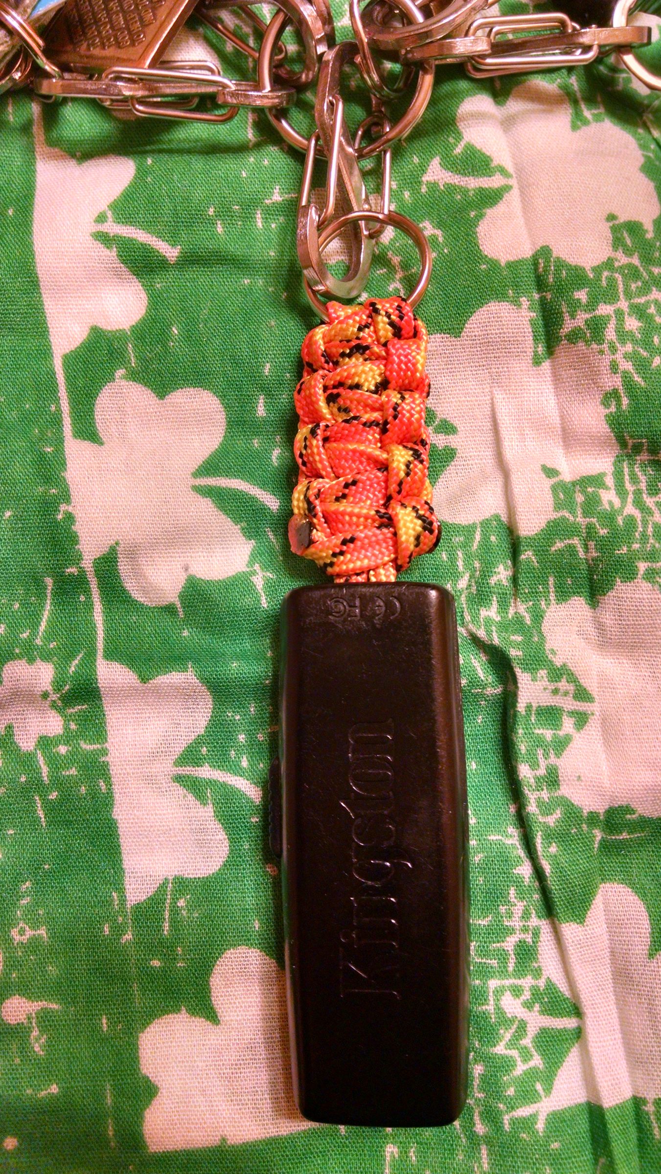 USB Flash Drive Paracord Fob