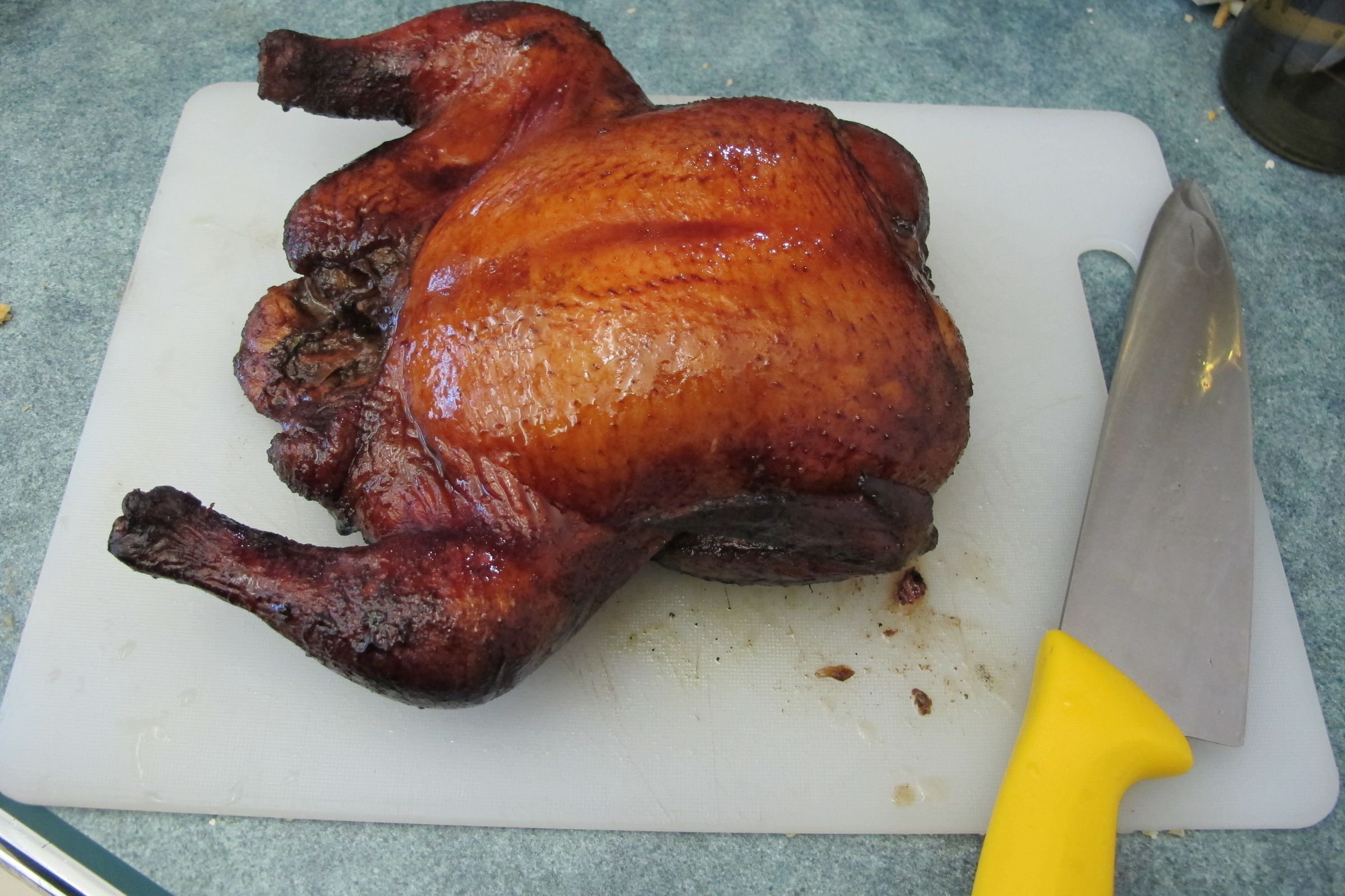 Dr. Pepper Smoked Chicken