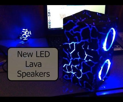 LED Lava Stone Speakers