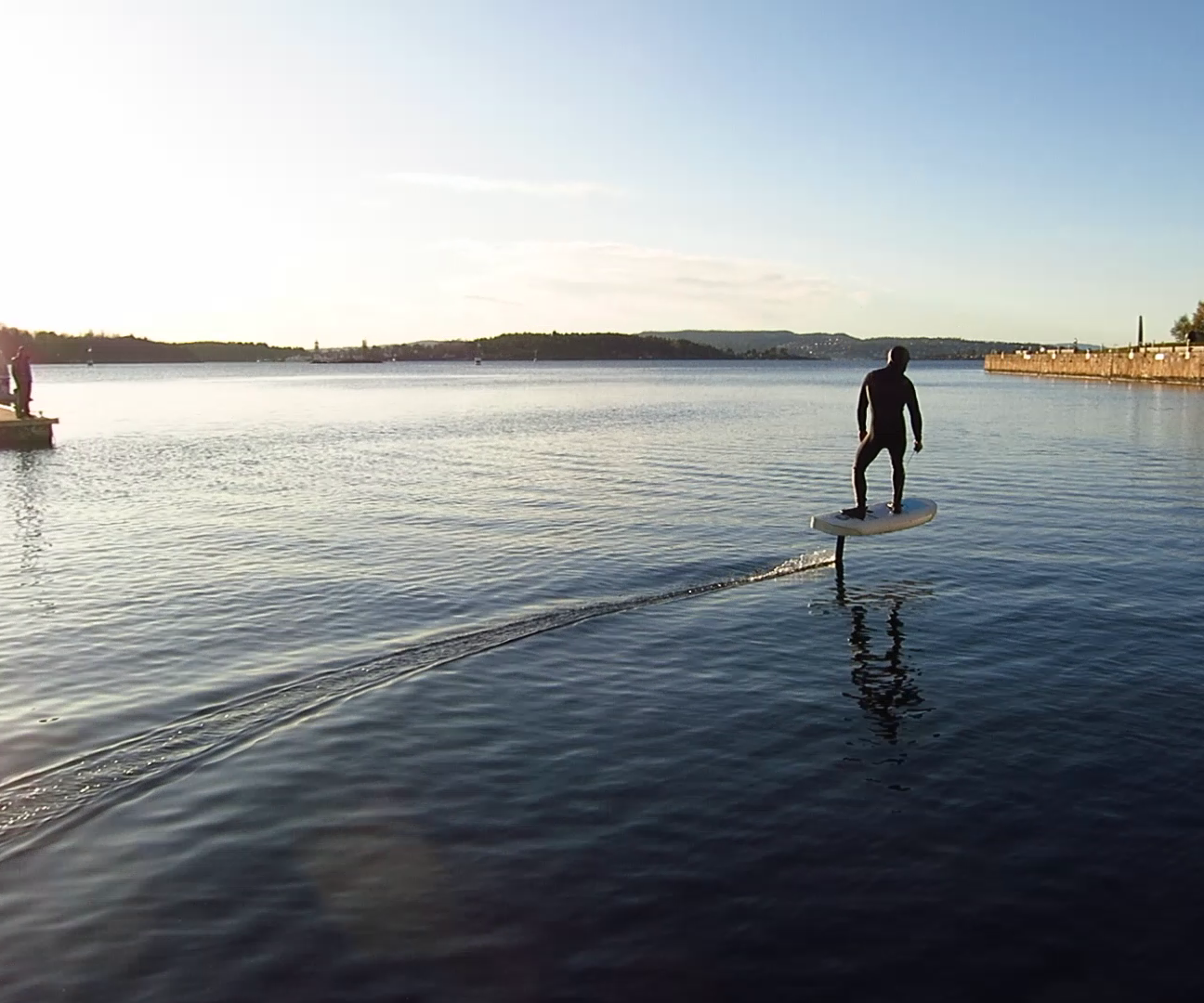 Homemade ELECTRIC Hydrofoil e-foil  (Hiorth)