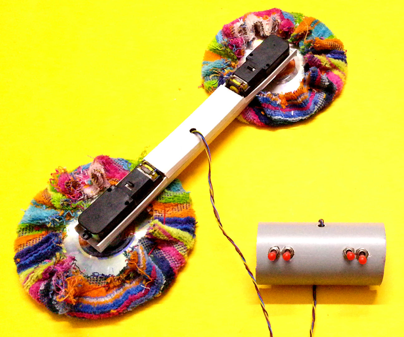 DIY Remote Controlled Floor Cleaning Robot