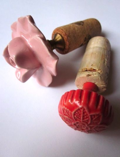 DIY: Drawer Pull Wine Stoppers