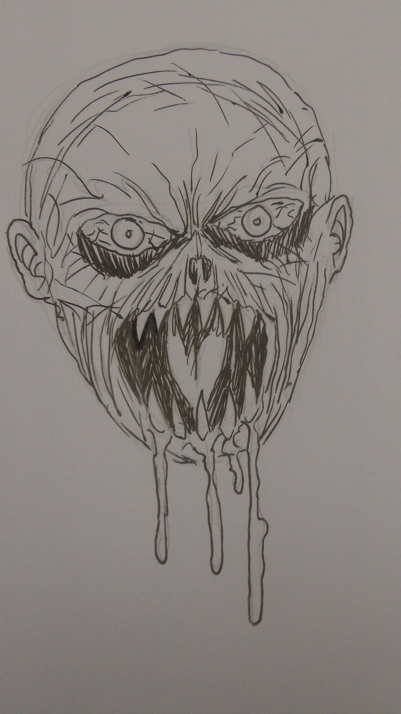 How to Draw a Demon Face Step by Step