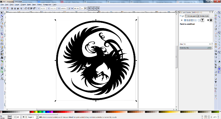 Inkscape for Techshop Chandler - Flattening a File