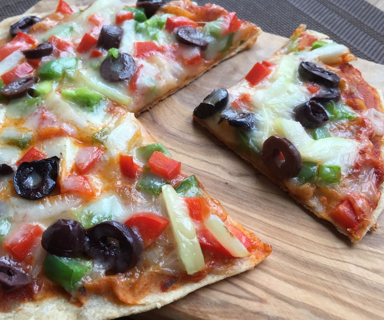 Whole Wheat Flat Bread Pizza Without Oven