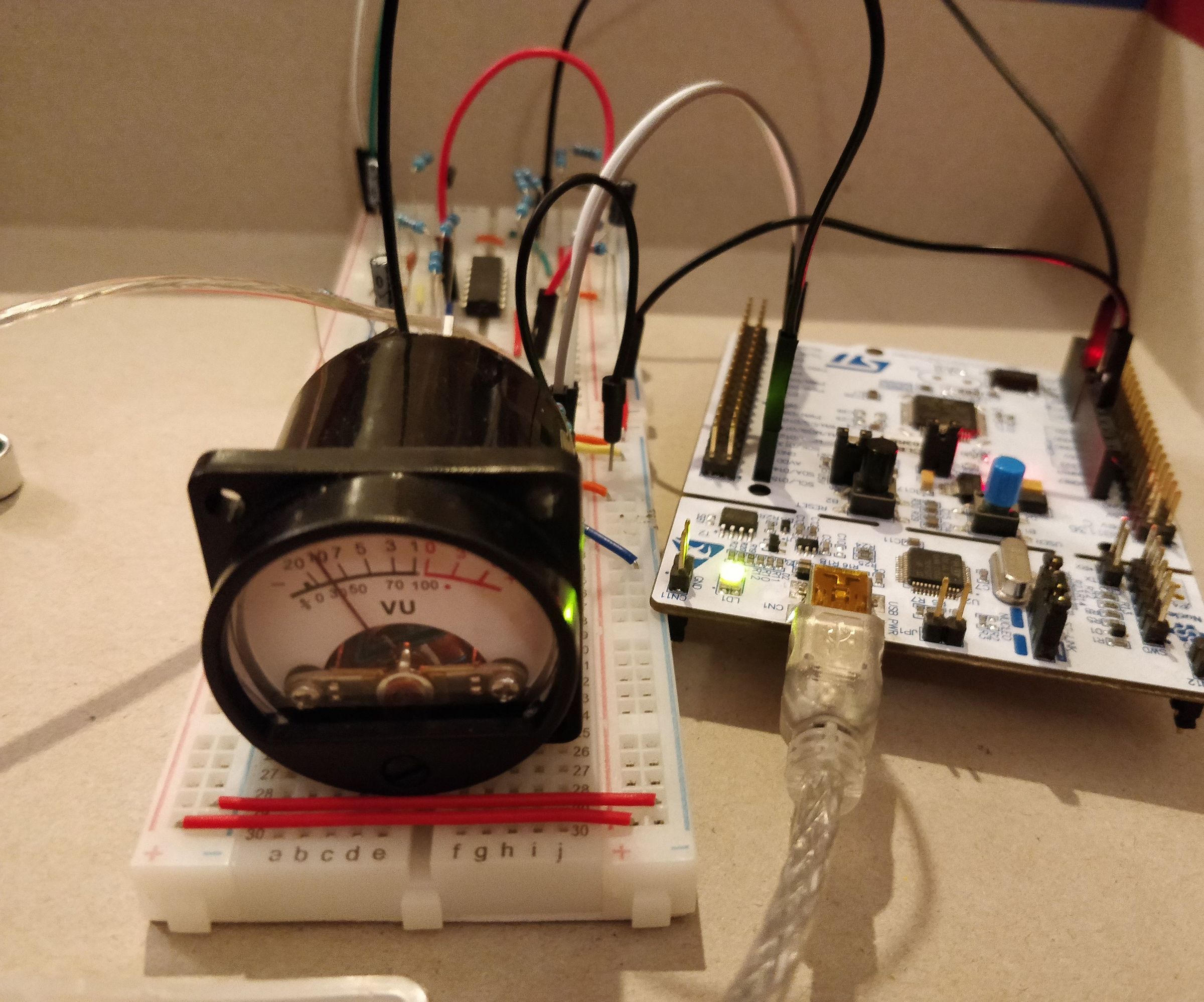 Bluetooth Enabled Analog VU Meter