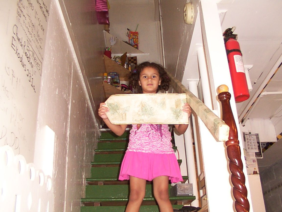 How to Fix a Splintery Basement Handrail