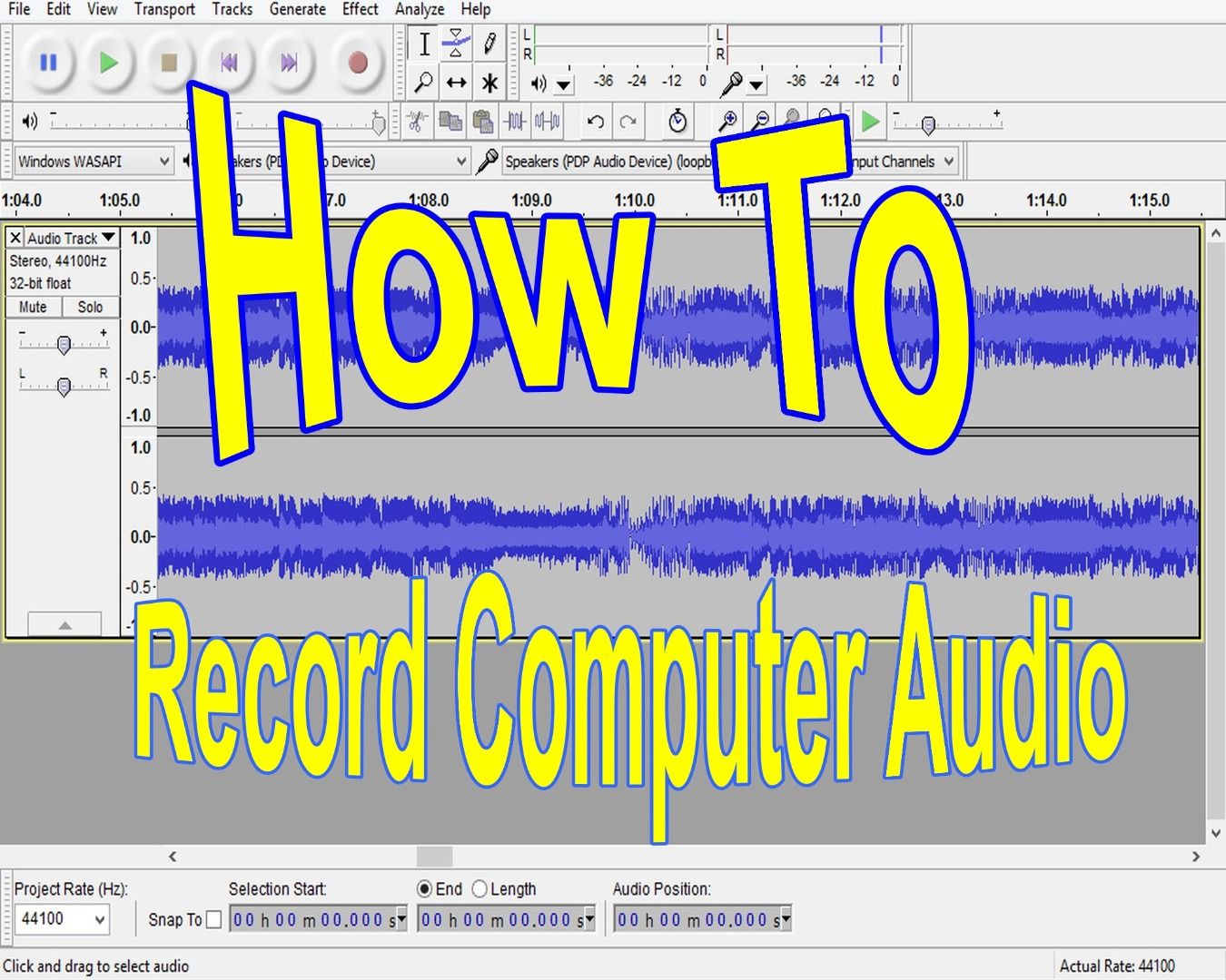 Record Computer Audio (for FREE!) 5 Steps Instructables