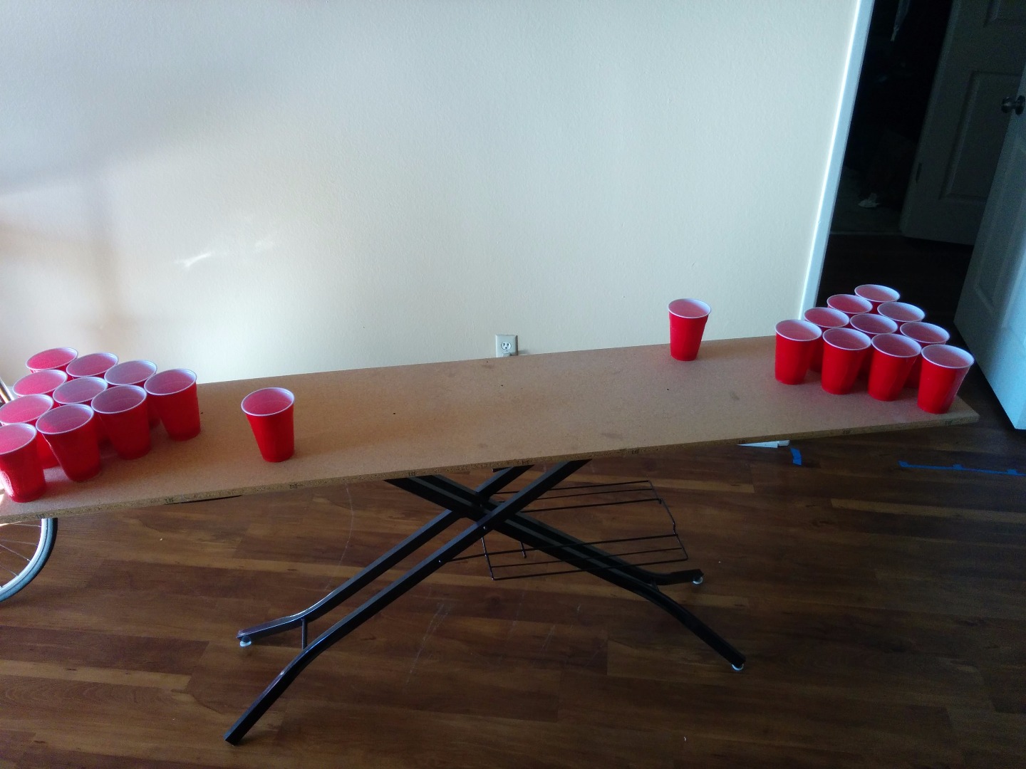 Easy College Beer Pong Table 3 Steps Instructables