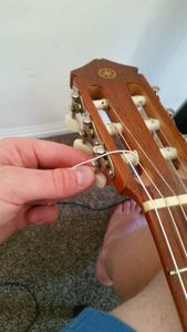 How to Re-string a Classical Guitar : 11 Steps (with Pictures ...