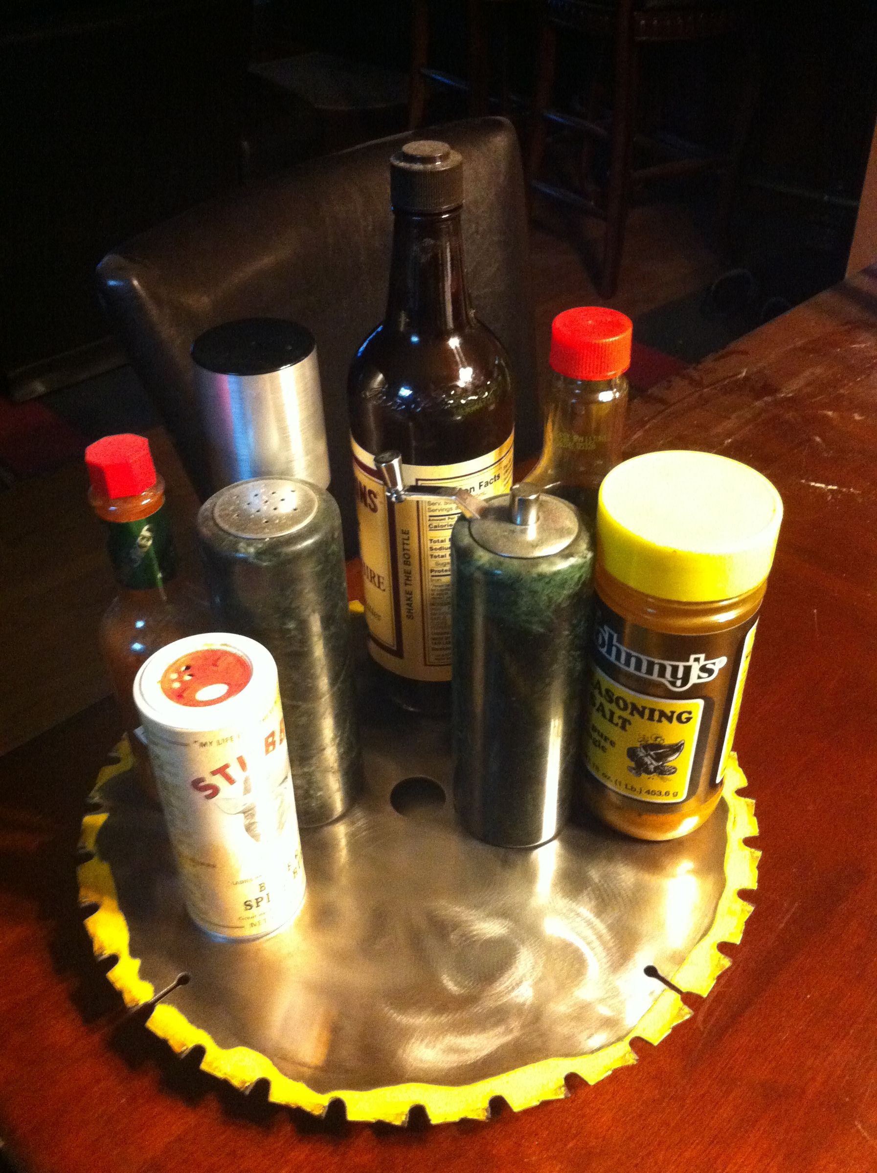 Manliest Lazy Susan Ever