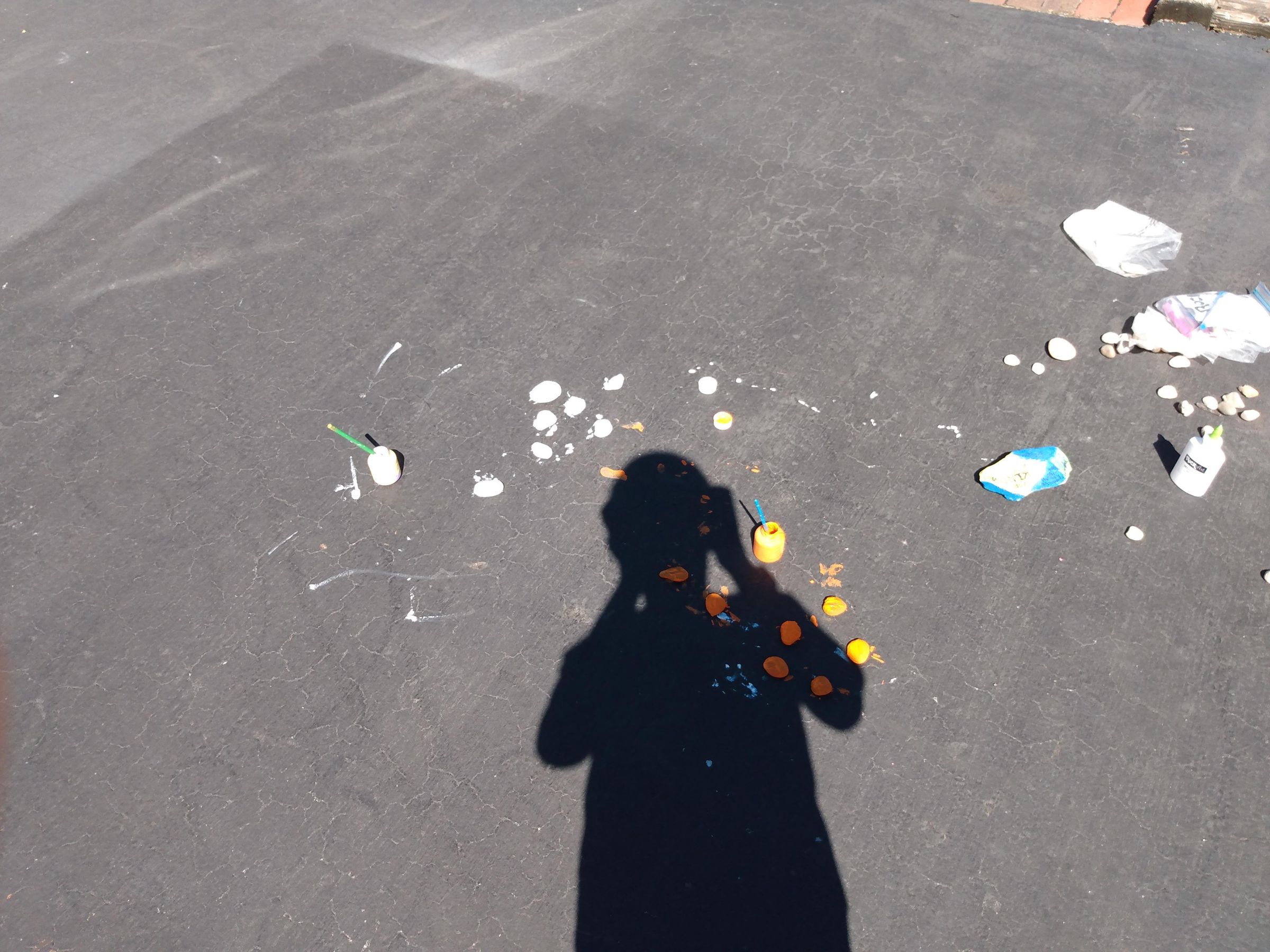 A Kindness Rock With Decorations 