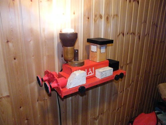 Train Shelves With Nightlamp for Kids - My Christmas Gift