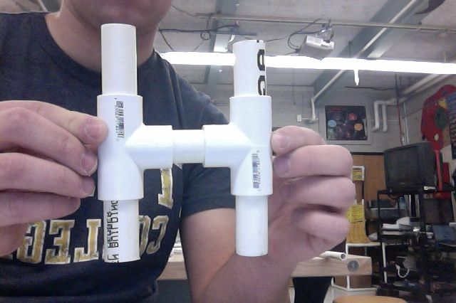 How to make an H out of PVC