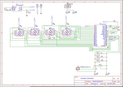 Rechargeable Digital Voltmeter Using ICL7107 ADC : 7 Steps (with ...