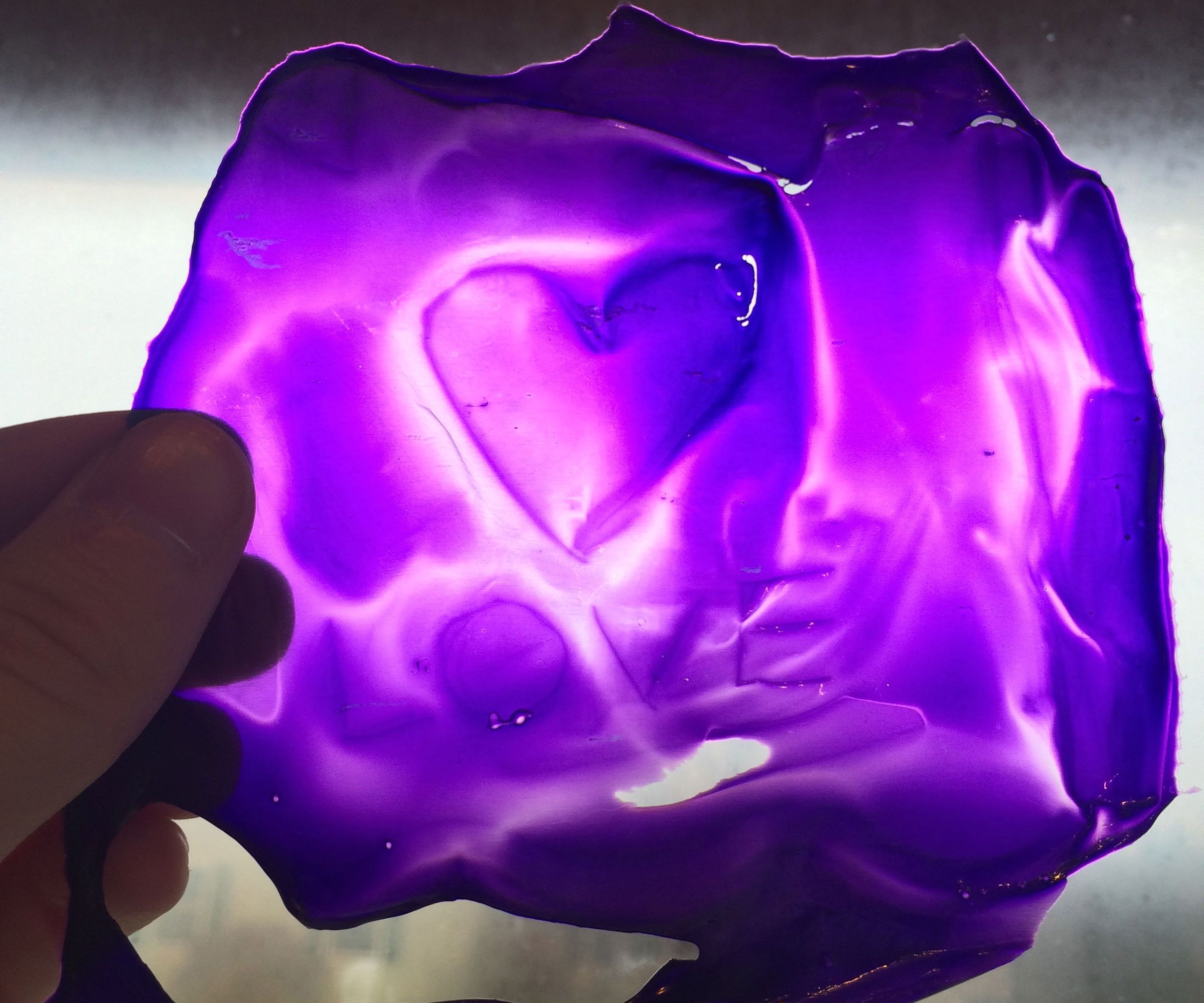 Wet Etched Window Art 