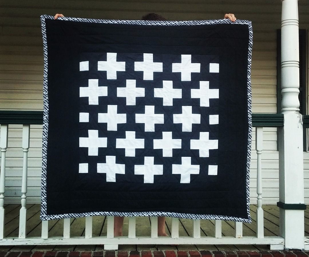 How to Spray Baste a Quilt and Machine Quilt It Too! 