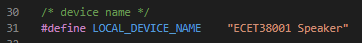 Change Speaker Name (Optional)