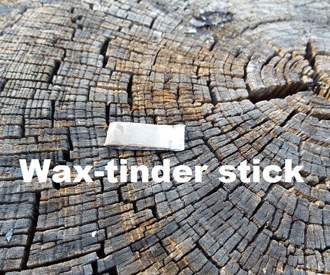 DIY Wax-tinder Sticks
