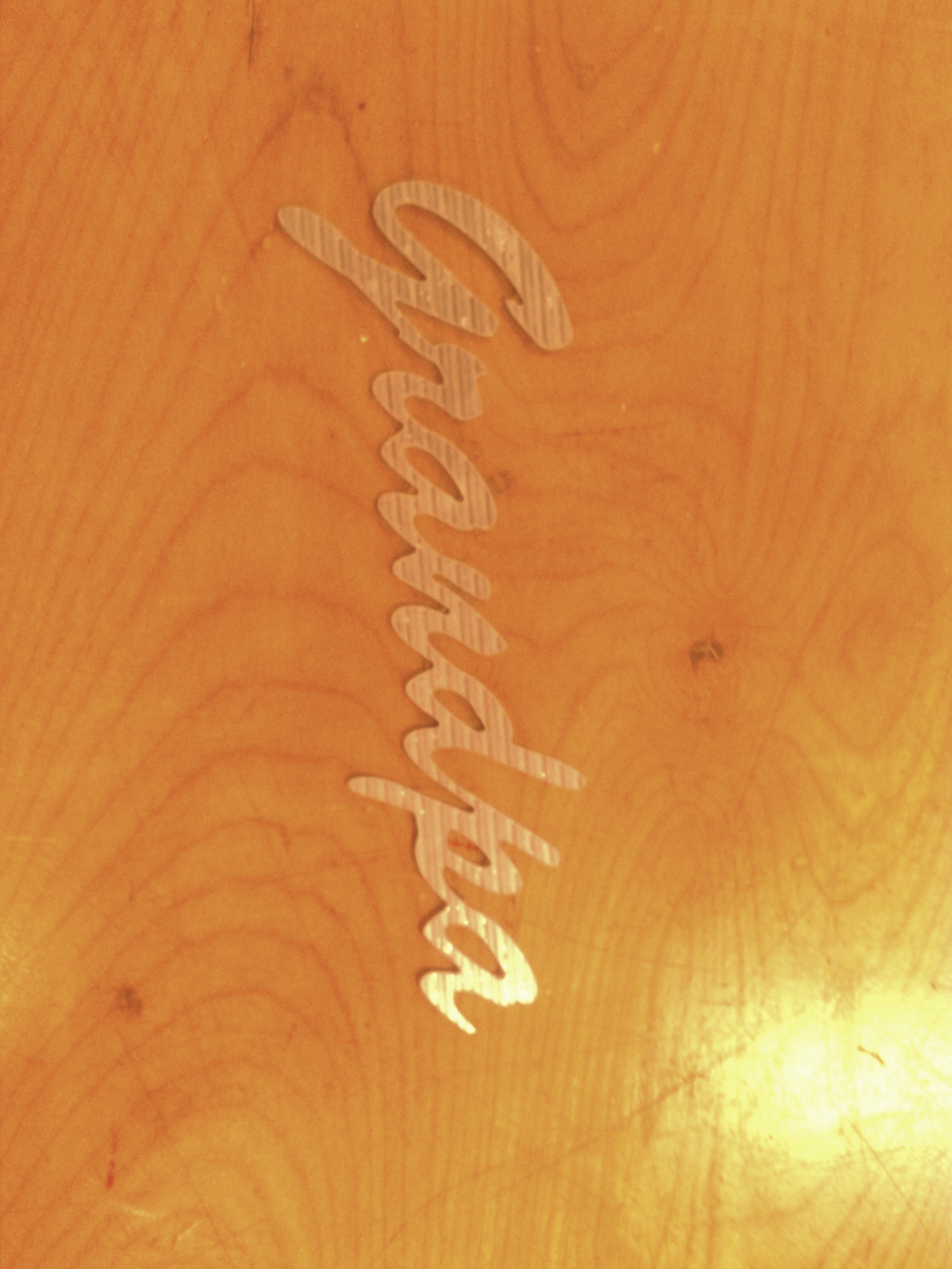 How to Waterjet a Sign Out of Fluted Aluminum