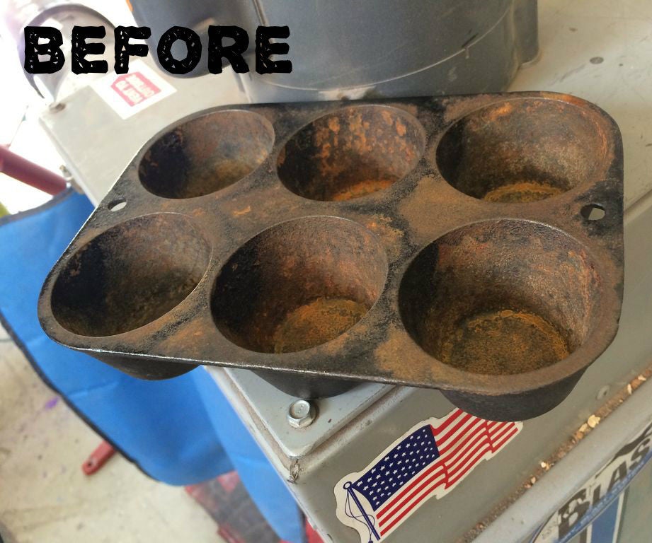 Sandblasting Rusty Cast Iron Cookware Instructables