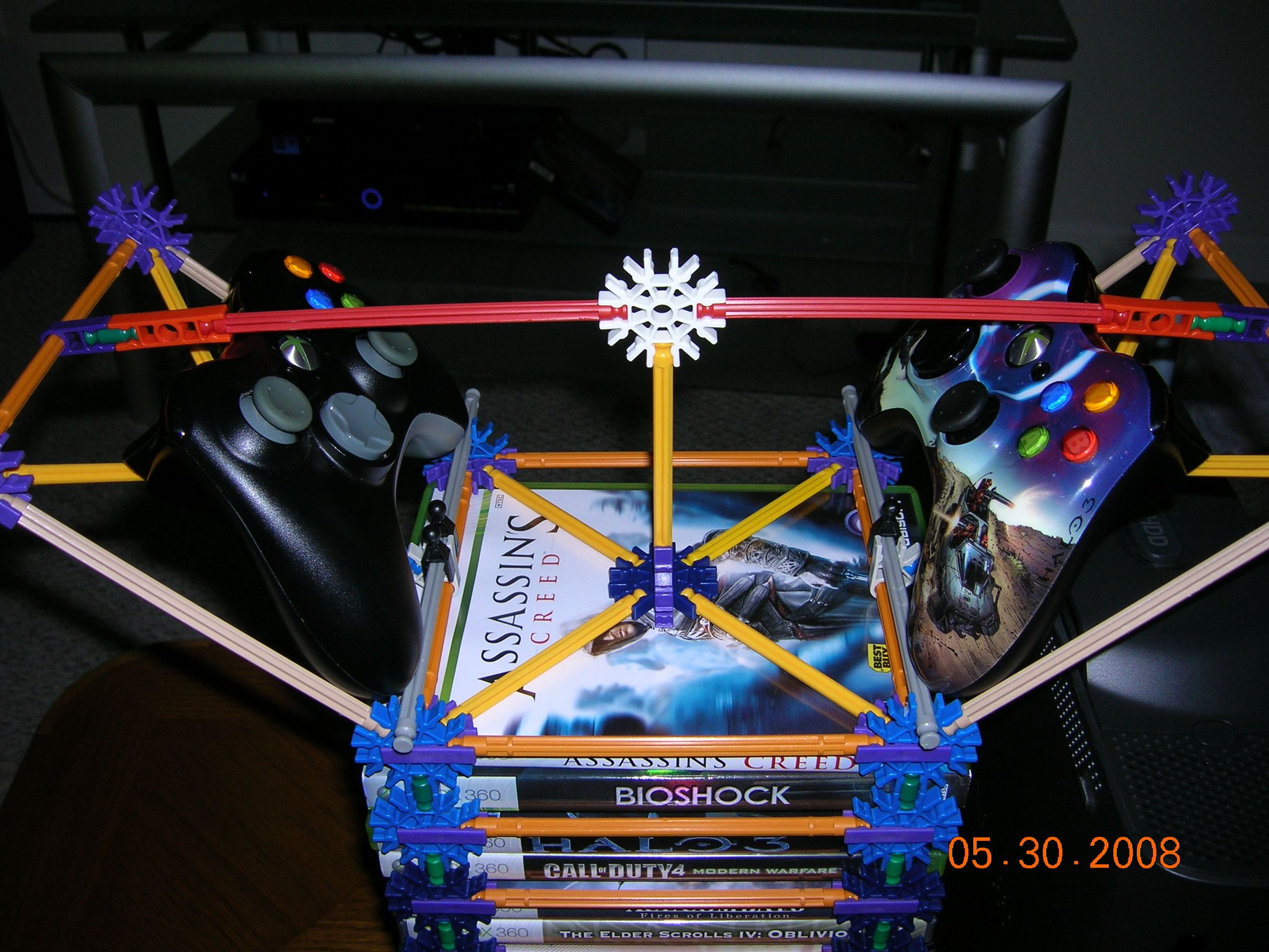 Knex Xbox360 Controller and Game Holder 6 Steps Instructables
