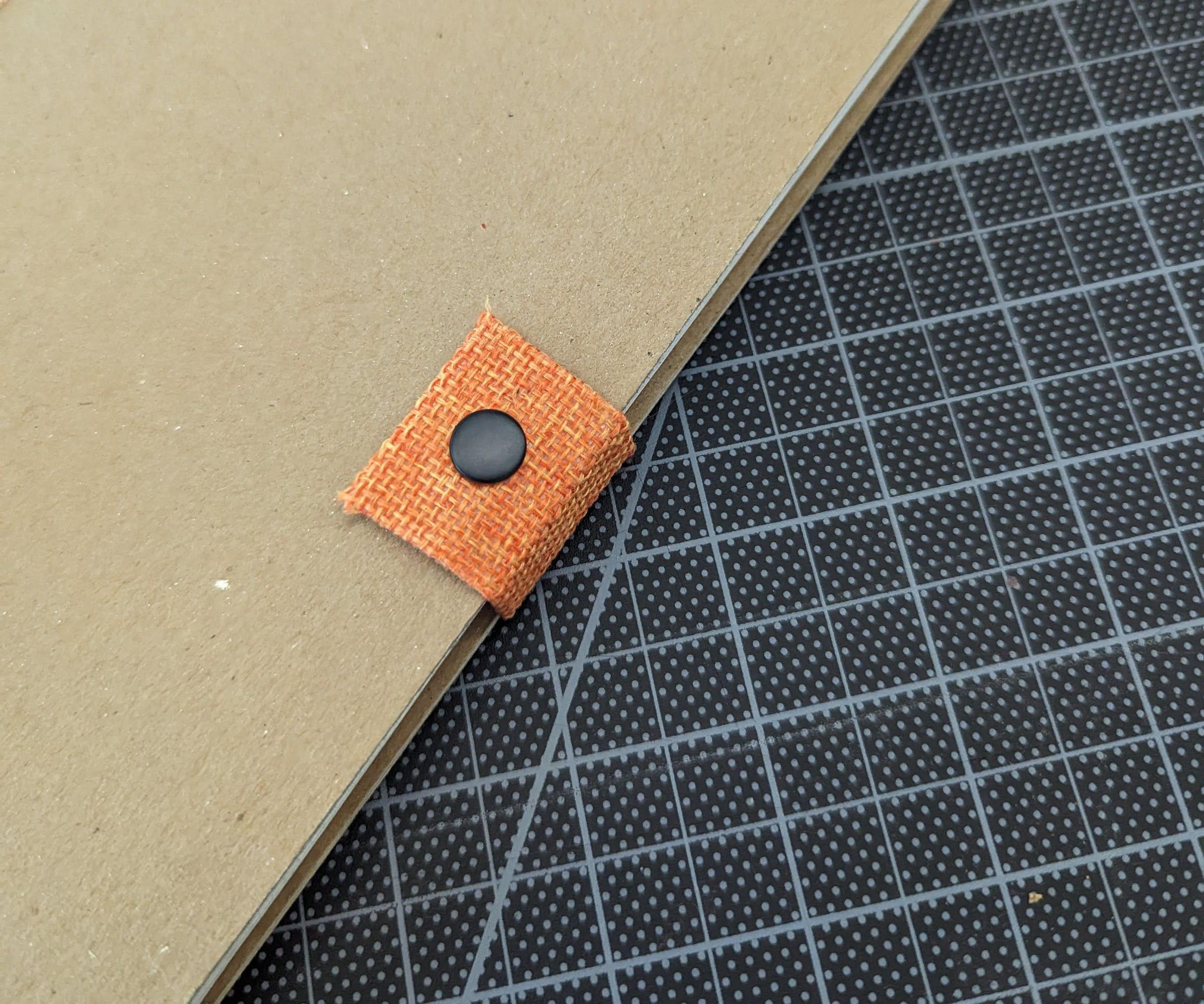 Creating a Snap Closure for a Simple Sketchbook Journal Etc.