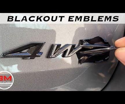 Blackout Car Emblems / Logo Cheaply and Easily. : 10 Steps (with