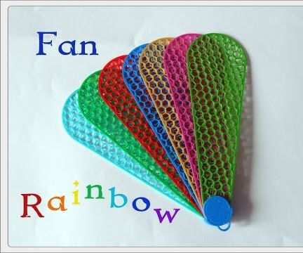 3D Printed Fan Rainbow.