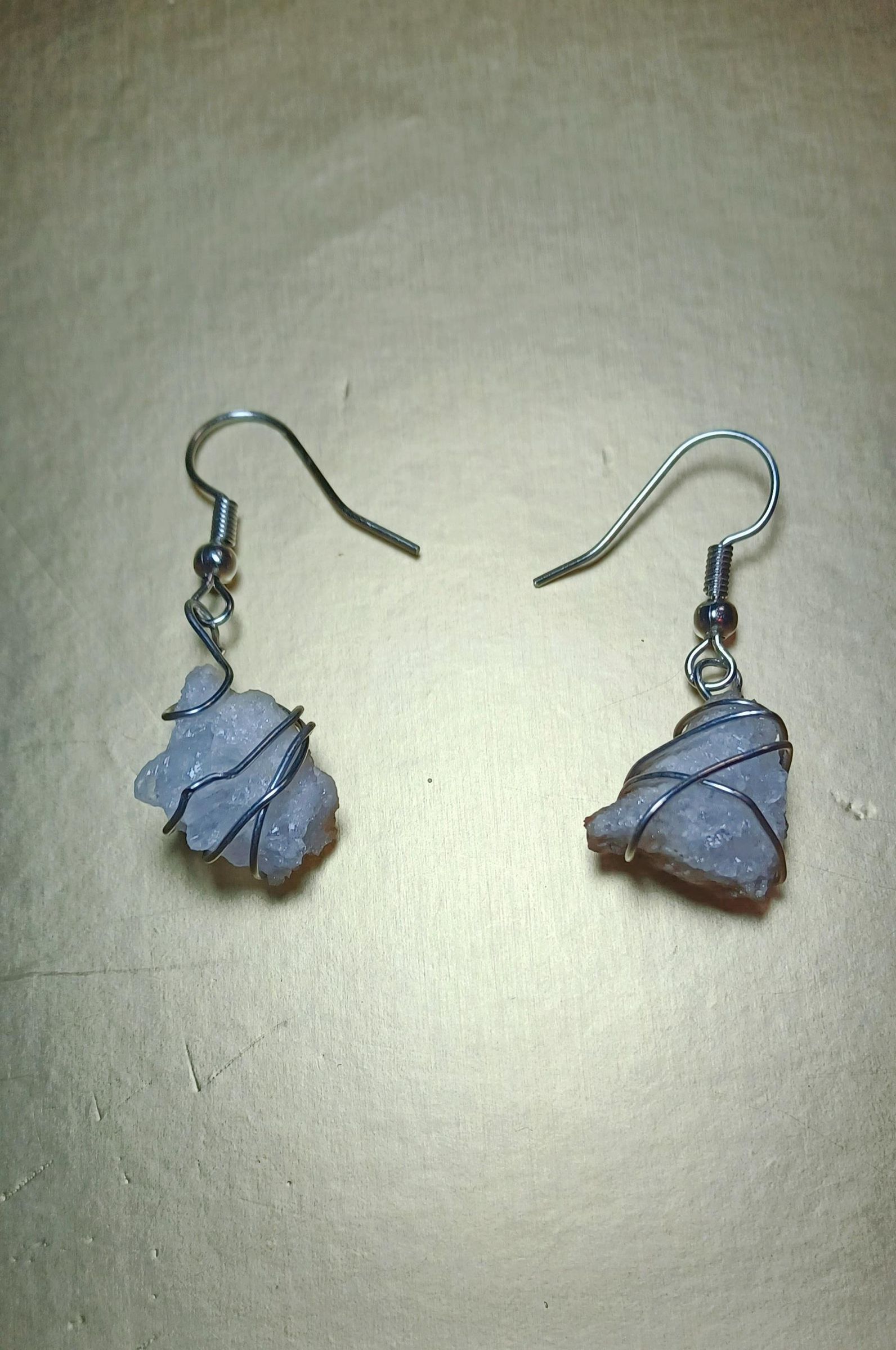 Geode Earrings : 3 Steps - Instructables