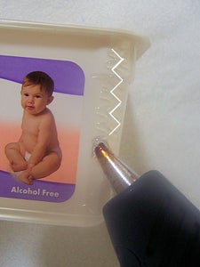 Add Glue and Fabric to Wipe Box