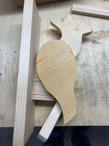 Cut Bird Outline & Mount