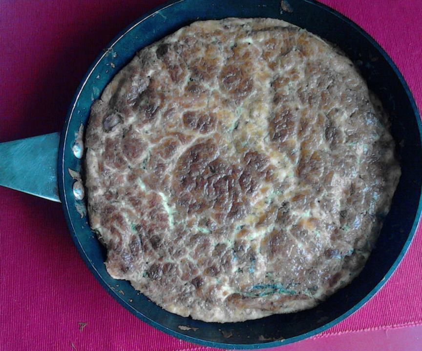 Wild Asparagus  Omelet 