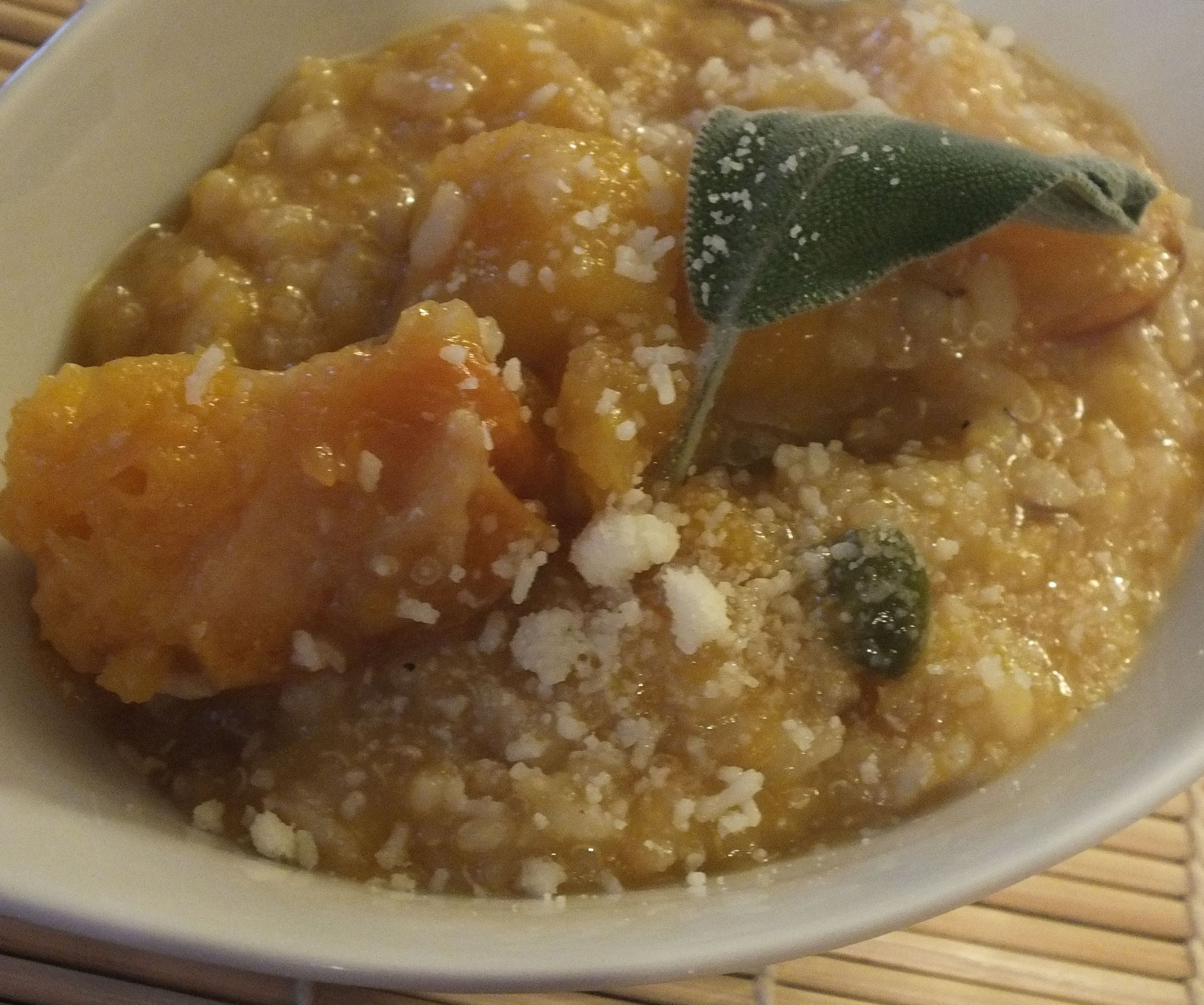 Roasted Butternut Quinoa & Rice Risotto