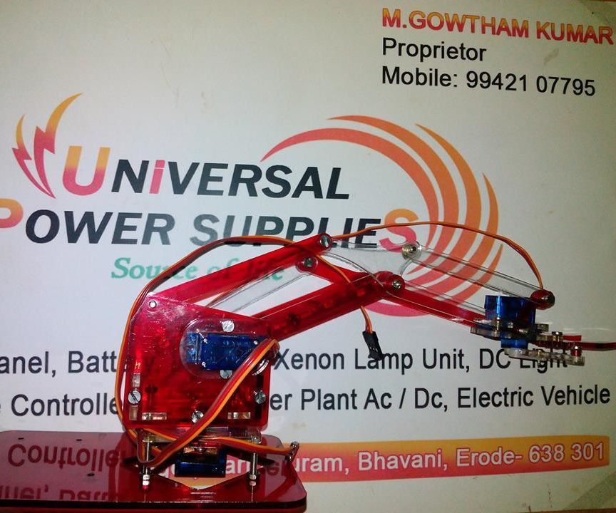 Ups2project in ROBOTIC ARM