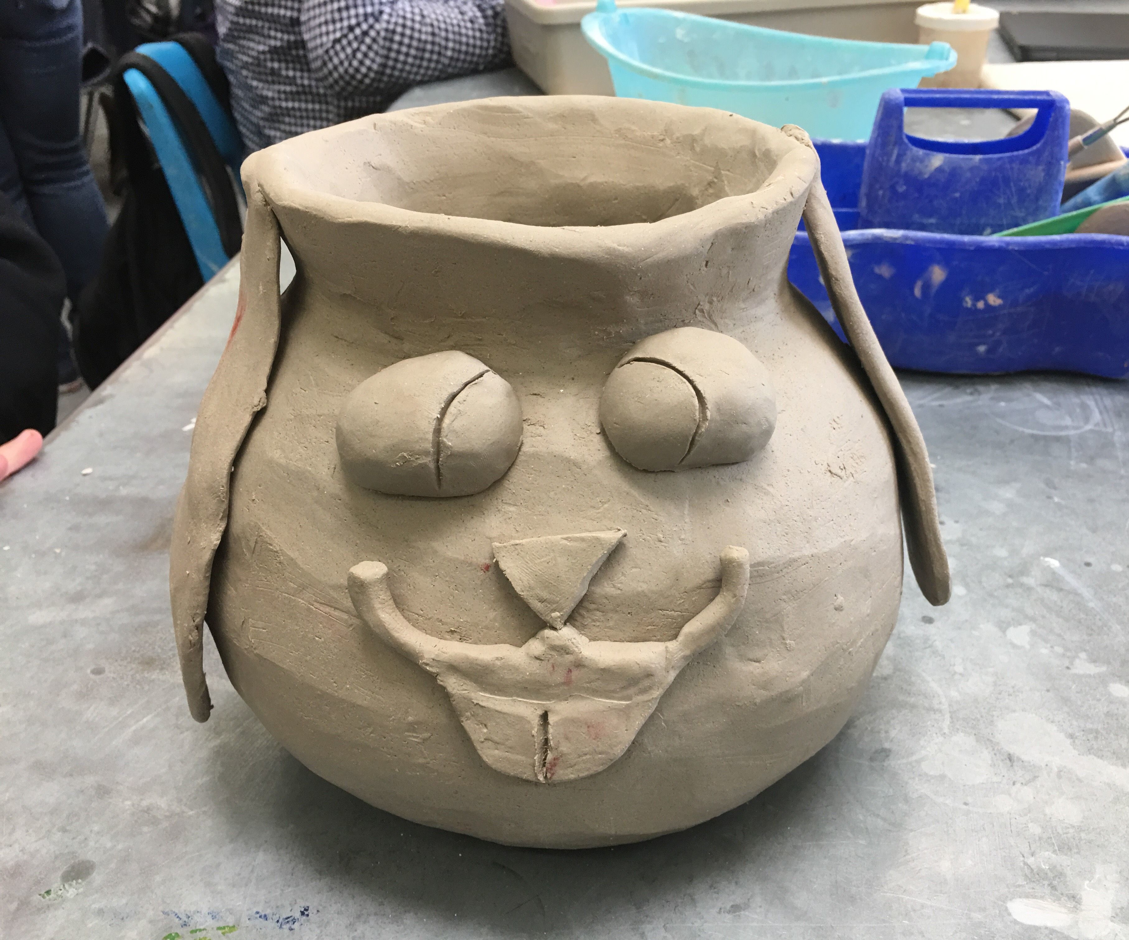 Coil Face Jug 