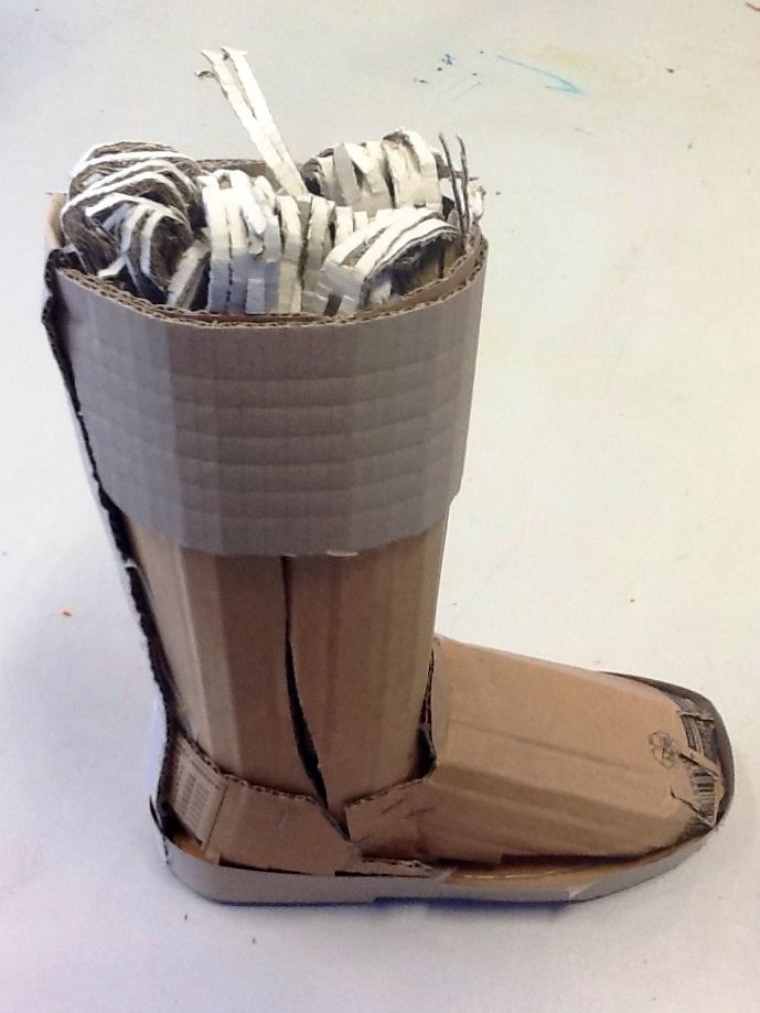 Cardboard Upcycle Art and Design