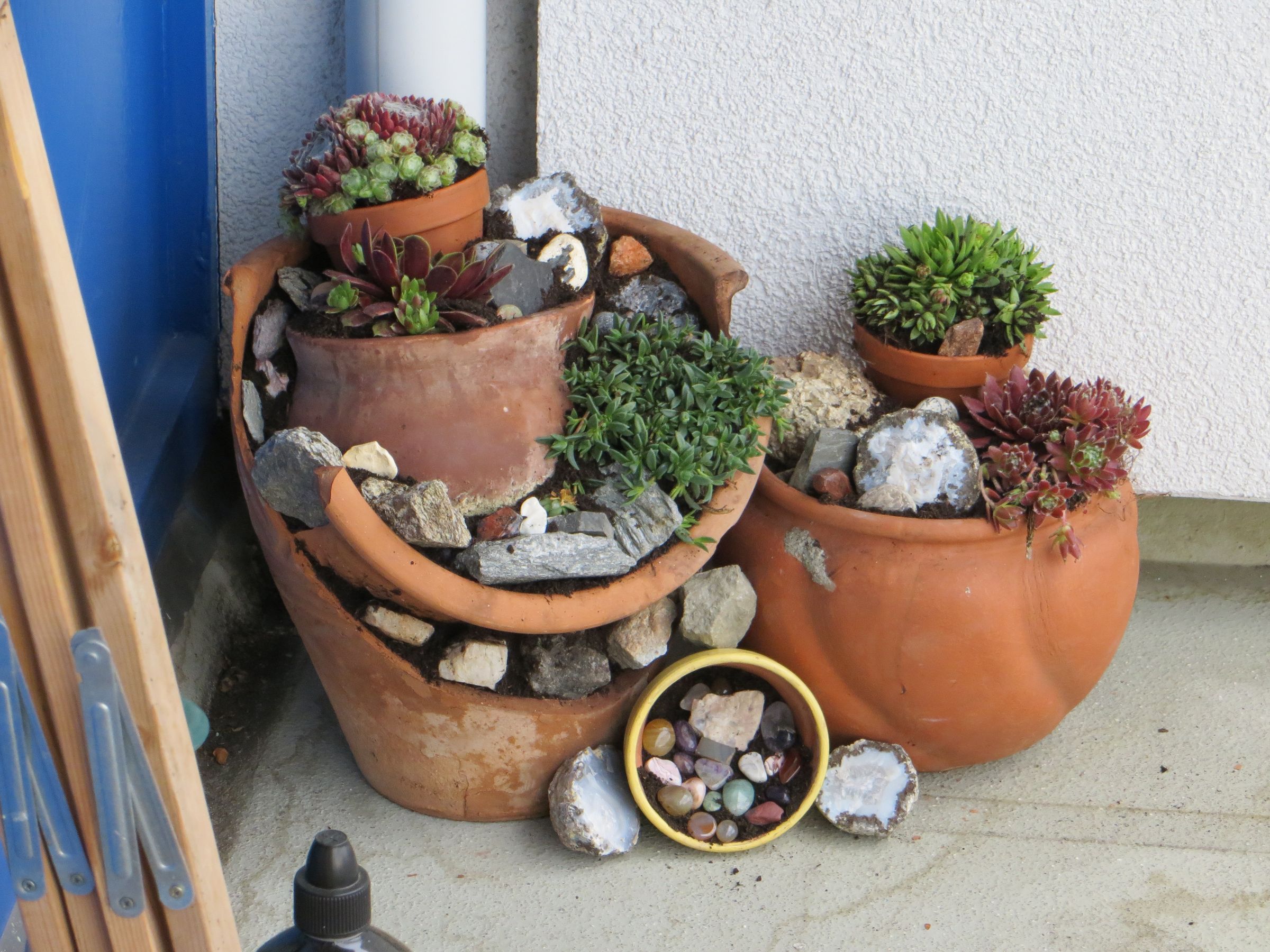 Flower Pot Rock Garden