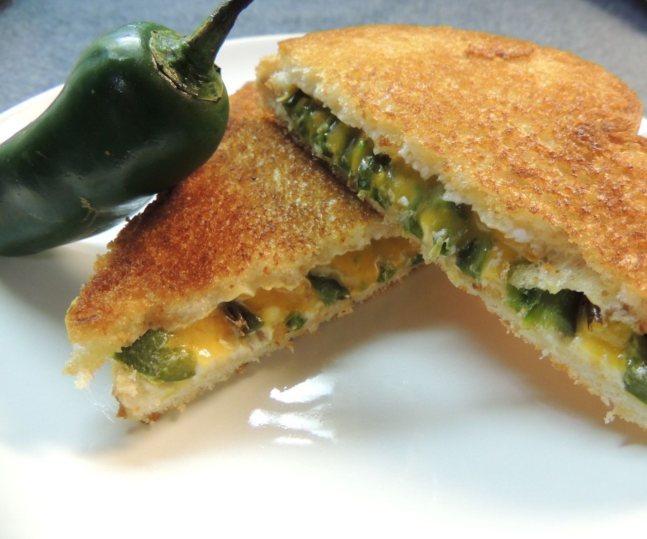 Jalapeno Popper Grilled Cheese Sandwich