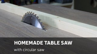 How to Make a Homemade Table Saw With Circular Saw : 6 Steps (with