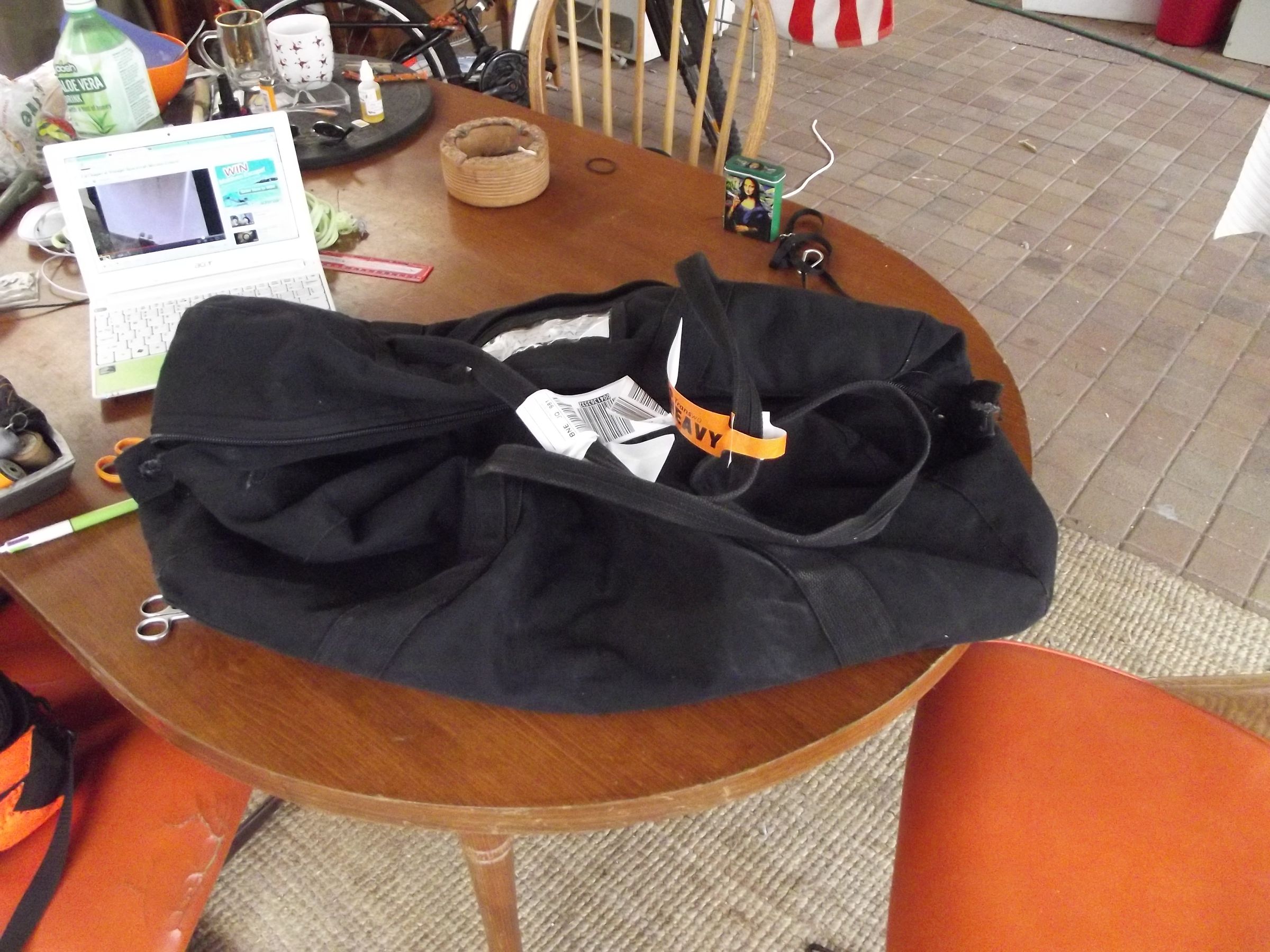 Turning an Echelon Bag Into Bicycle Panniers