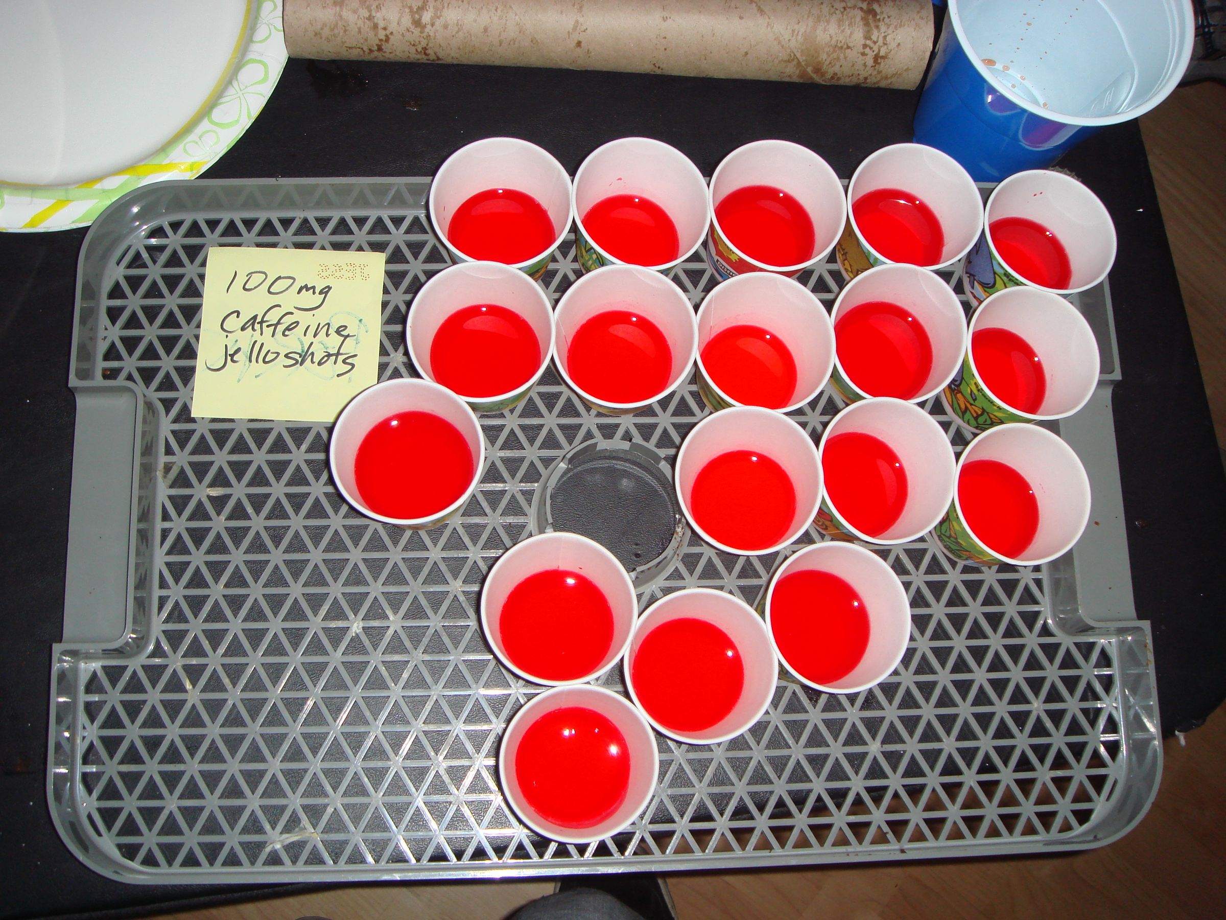 Caffeinated Jello Shots