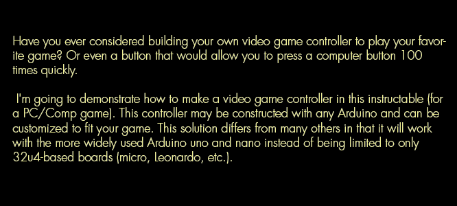 Basic VideoGame Controller : 5 Steps - Instructables