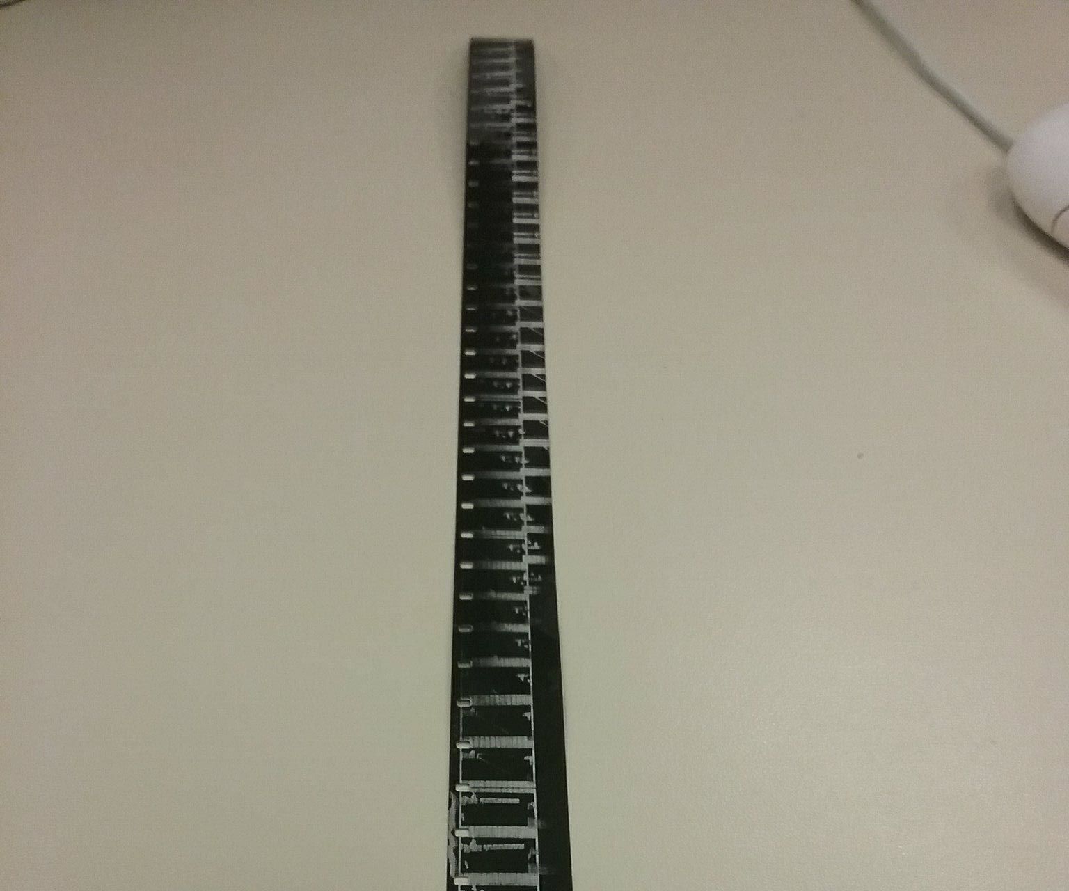 Laser Etching on Film 