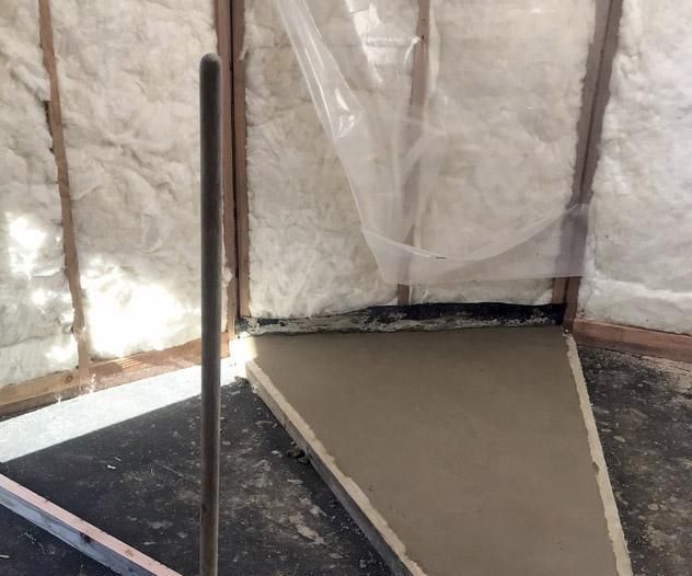 A Soil Cement Sectional Floor