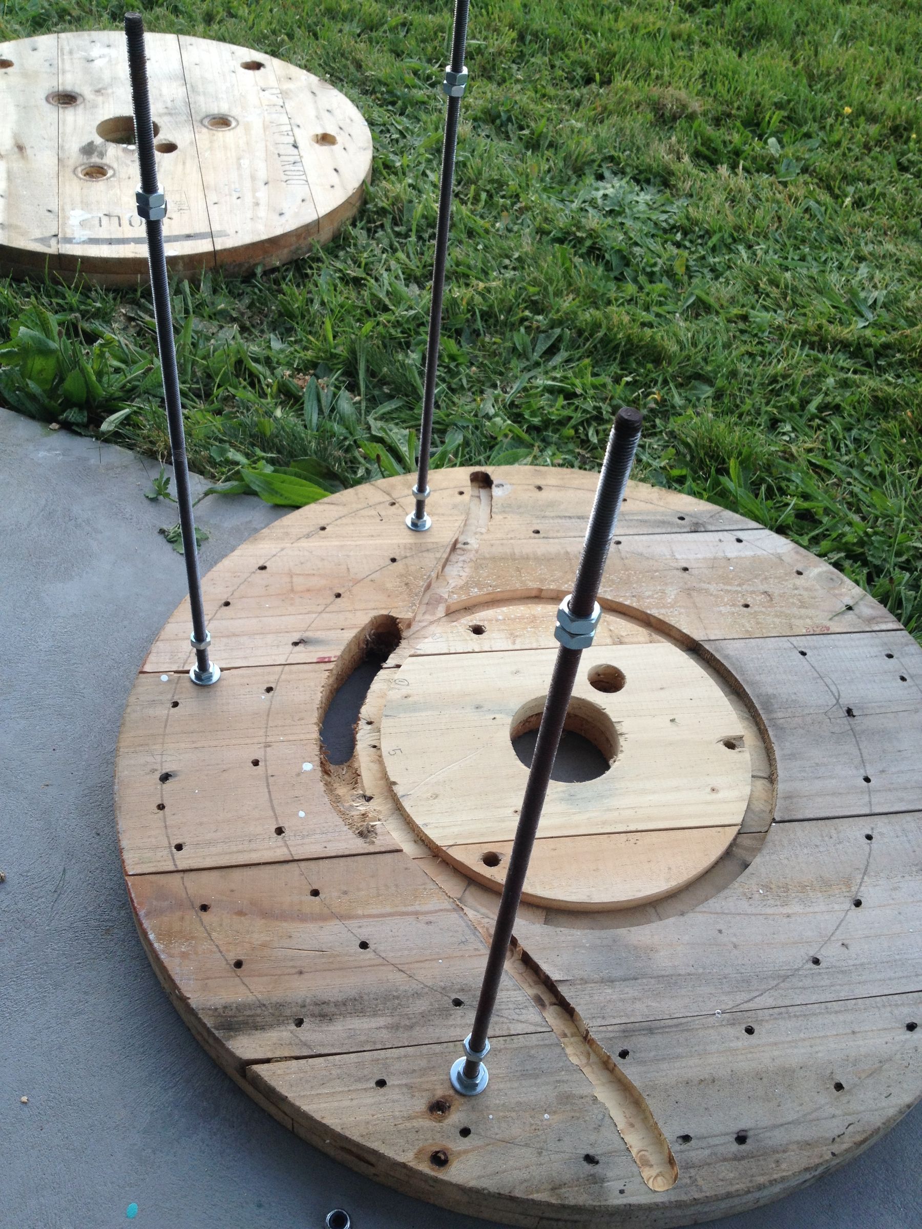 DIY Cable Drum Rocking Chair 10 Steps (with Pictures) Instructables