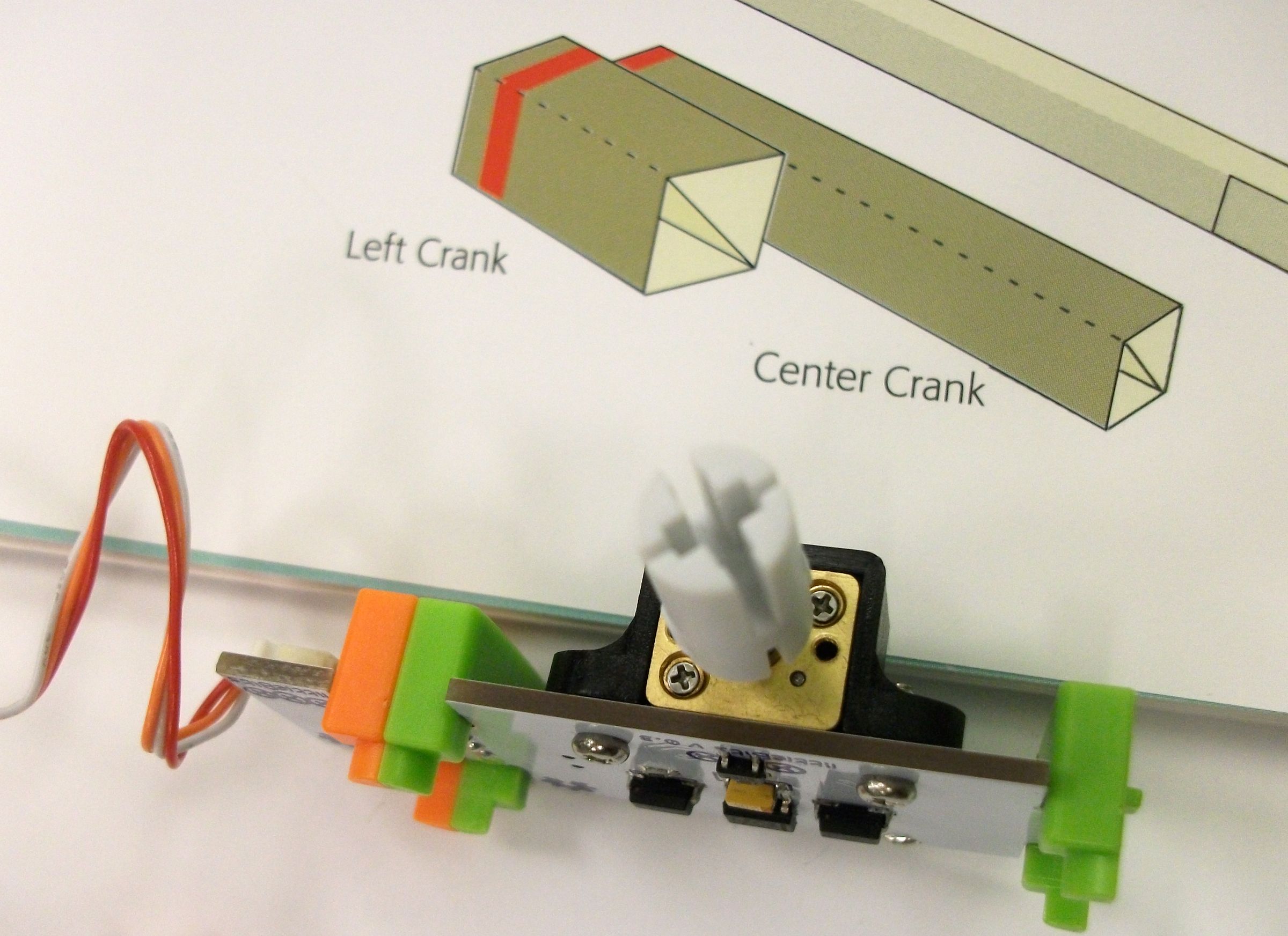 Papercraft Automata Race Game LittleBits Circuit : 7 Steps (with ...