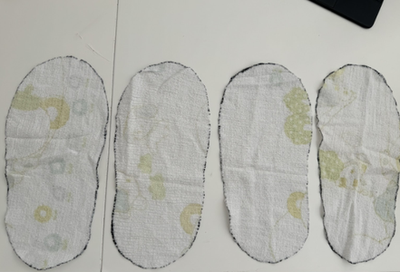 Cut Out Traced Slipper Sole