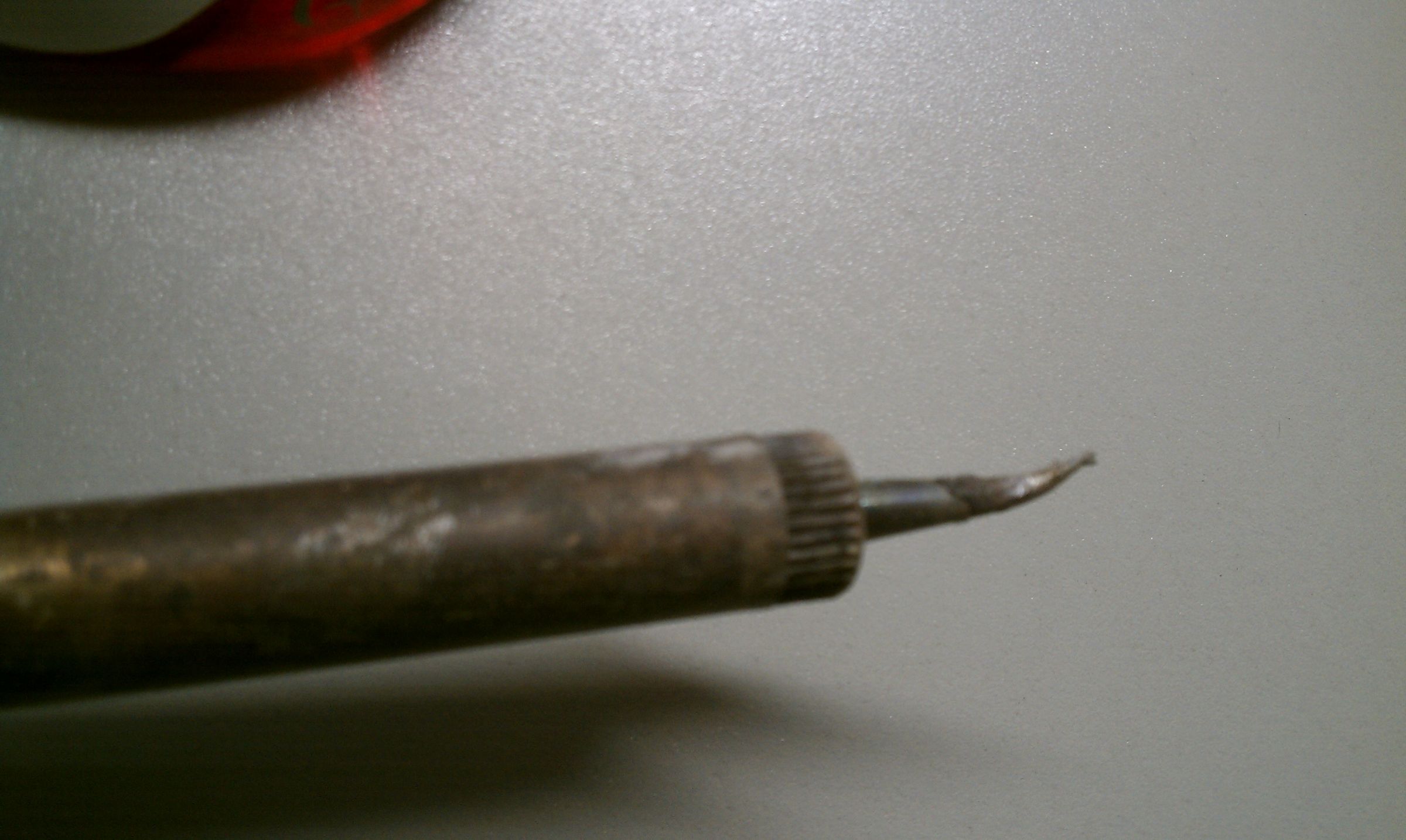 Fixing a Bent Soldering Iron Tip