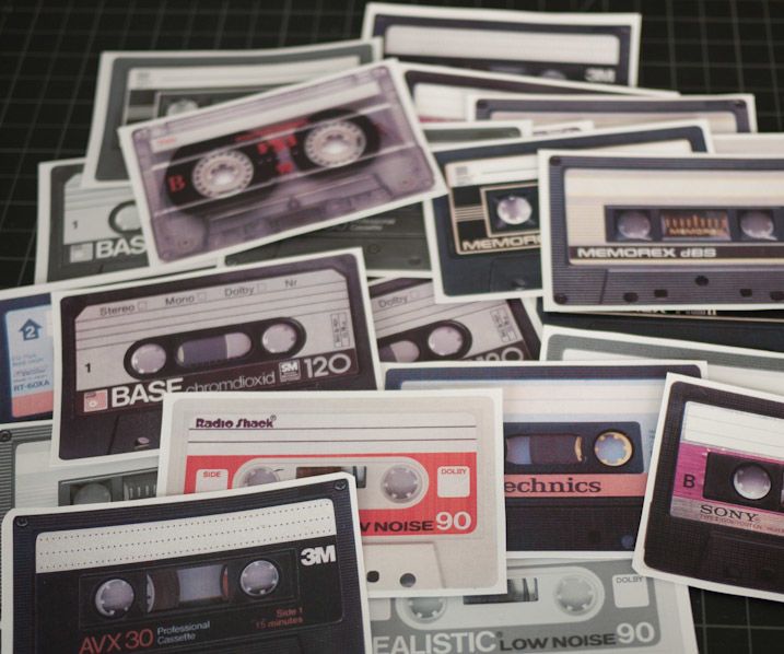 Cassette Tape Stickers